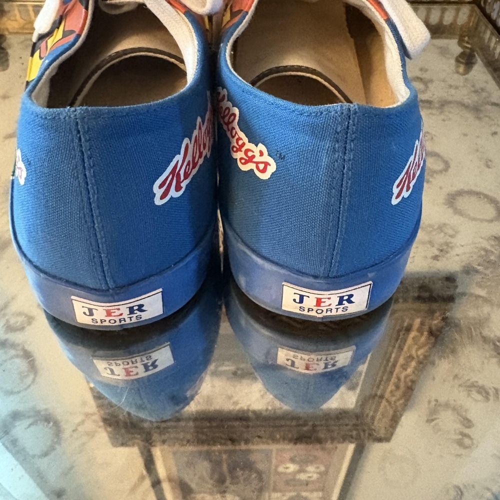 Vintage Kellogg's Tony the Tiger Shoes Mens Size 9 Womens 11‎ Racing NASCAR 90s - Picture 6 of 8